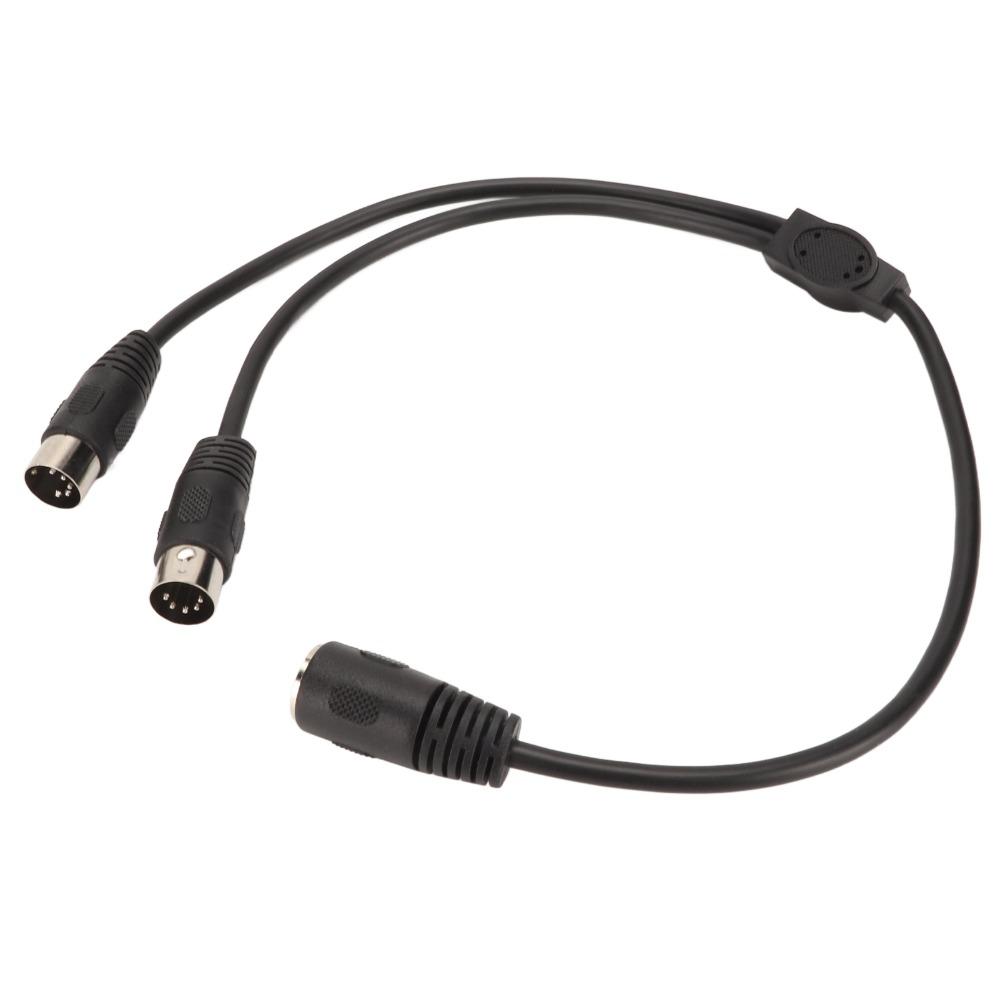 Plug and Play 5-Pin Din Buchse auf 2 5-Pin Din Stecker DIN 5-Pin Y-Splitter Aufnahmeumgebungen