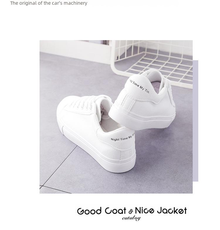 Damen Casual Weiße Ballerinas: Atmungsaktiv, Modisch, Frühling/Herbst 2021 Trend für Studenten & Online-Prominente