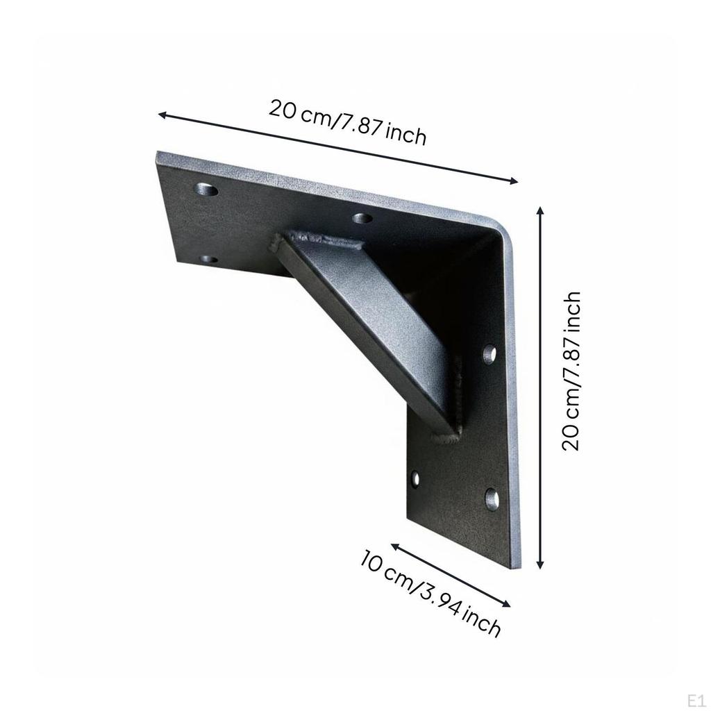 L Shaped Awning Bracket Welded Construction Mounting Triangular Support