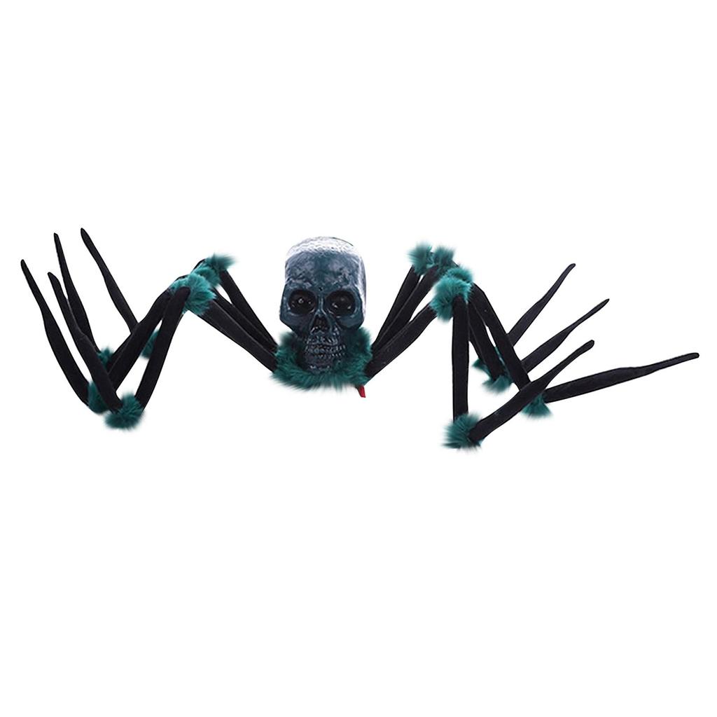 Halloween Decoration Horror, Halloween Giant Spider Decoration With Glowing Eyes, Crawling , With Sound Effects, Suitable For Indoor And Outdoor