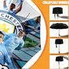 Custom Name Personalized Manchester City FC Print Umbrella, Auto Open Close, 8‑Rib Sturdy Frame, Commute Camping Hiking Use, Birthday Gift
