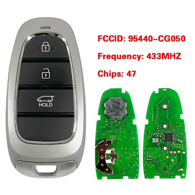 Part Number 95440-CG140 CG050 CG140 K5012 For Hyundai Staria Smart Remote Key 3 Buttons 433MHz 47 Chip FCC FOB-4F25
