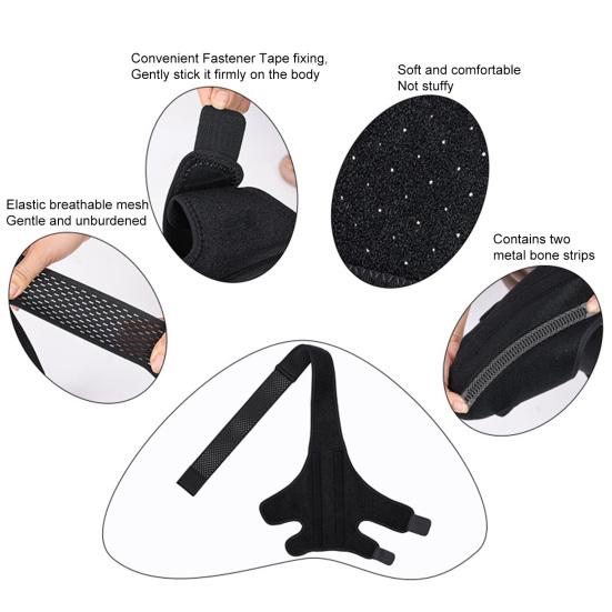 Dog Knee Rear Leg Brace with Fastening Strap Wear Resistant Ultralight Adjustable