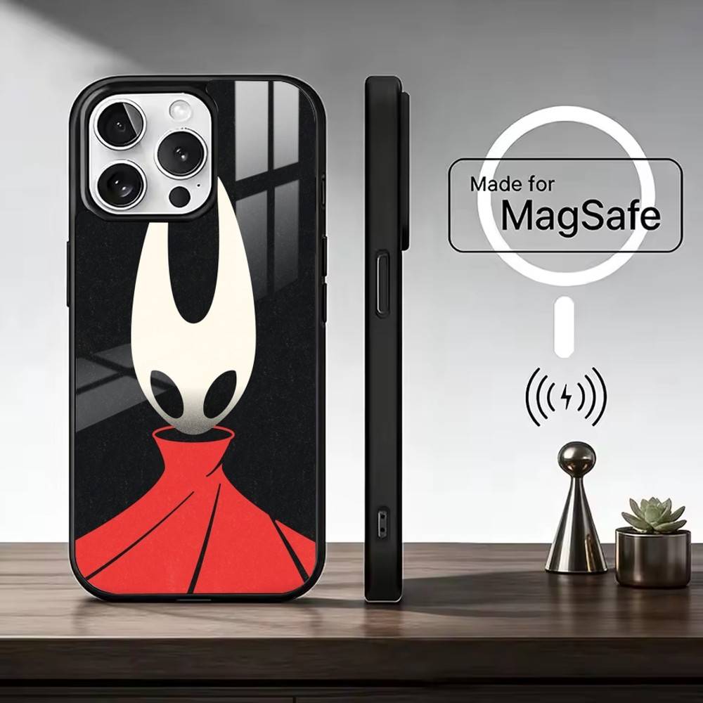 H-Hollow Knight Silksong Cool    Phone Case For iPhone17,16,15,14,13,12,11 Plus,Pro Max Magnetic For Magsafe Wireless Charging iPhone11PROMAX