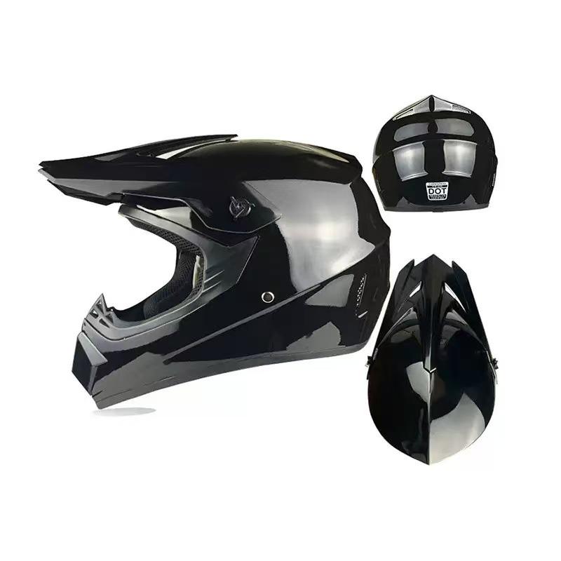 Off-Road Motorcycle Helmet ABS Four Seasons Electric Vehicle Mountain Bike Helmet Full Overlay Small Helmet