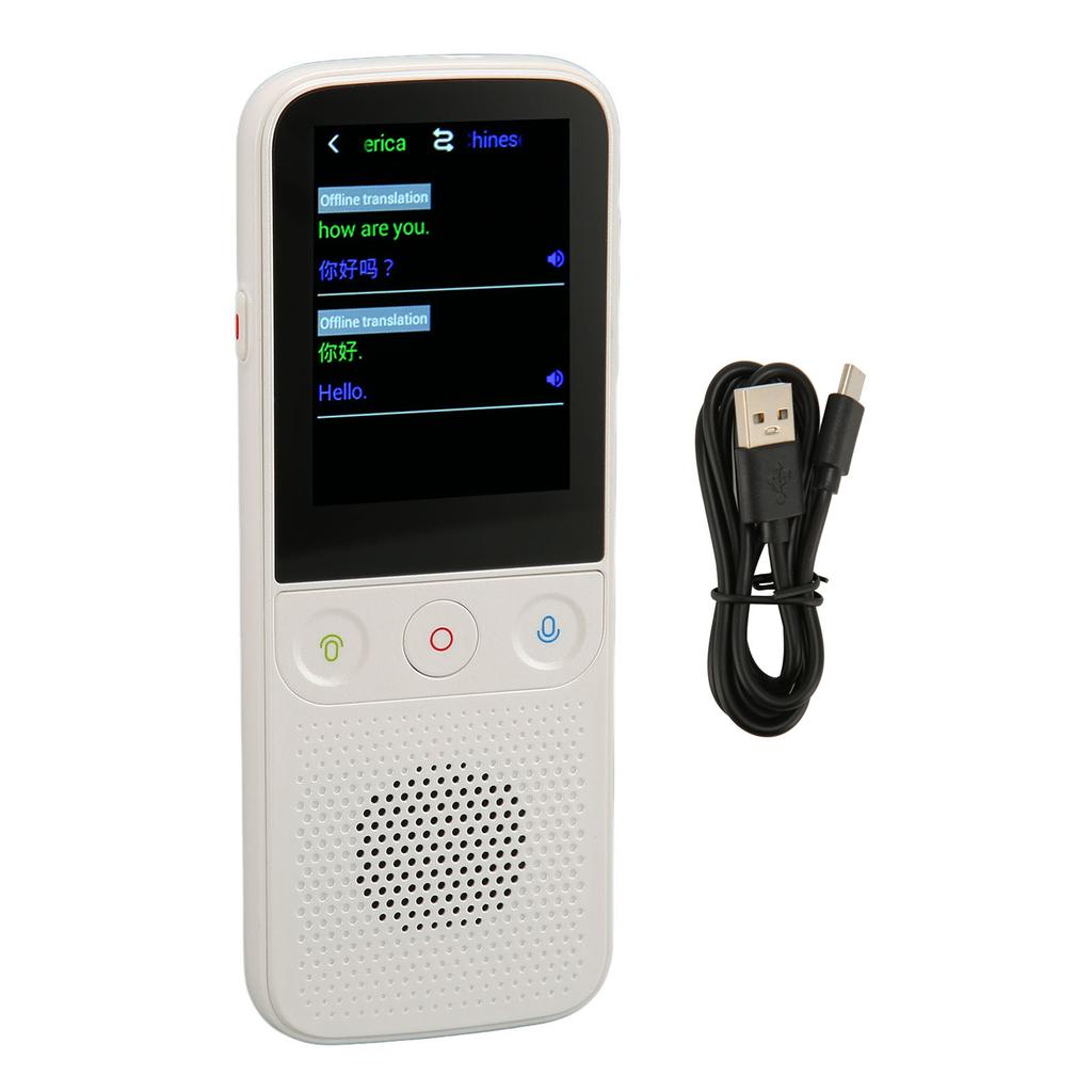 112 Languages Smart Voice Translator 2.4inch   1GB   8GB ROM Portable WiFi Language Translator Device