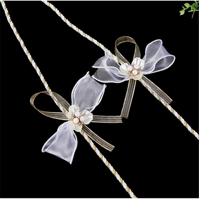 Elegant Lazo Ceremony Rope for Western Wedding Handwoven Soft Texture Handfasting Cord Adjustable Length Lassos Rope