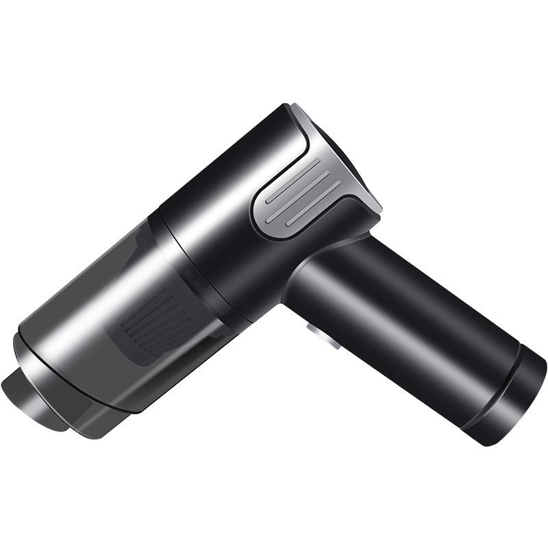 

Автомобильный пылесос с беспроводной зарядкой, портативный автомобильный и домашний пылесос двойного назначения, мощный ручной пылесос для влажной и сухой уборки серый