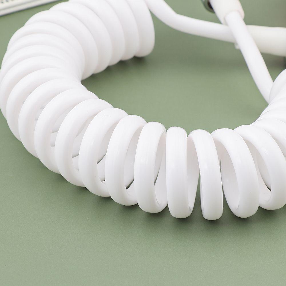 Bathroom Accessories Telephone Line Style Anti-wrap Water Plumbing Toilet Bidet Bath Sprayer Connect Pipe Spring Shower Hose