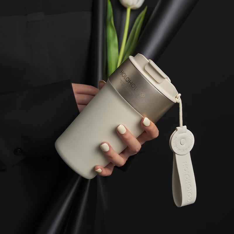 HOLOHOLO 316L Stainless Steel Insulated Coffee Mug