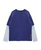 GOSTREET Layered Long Sleeve Blue
