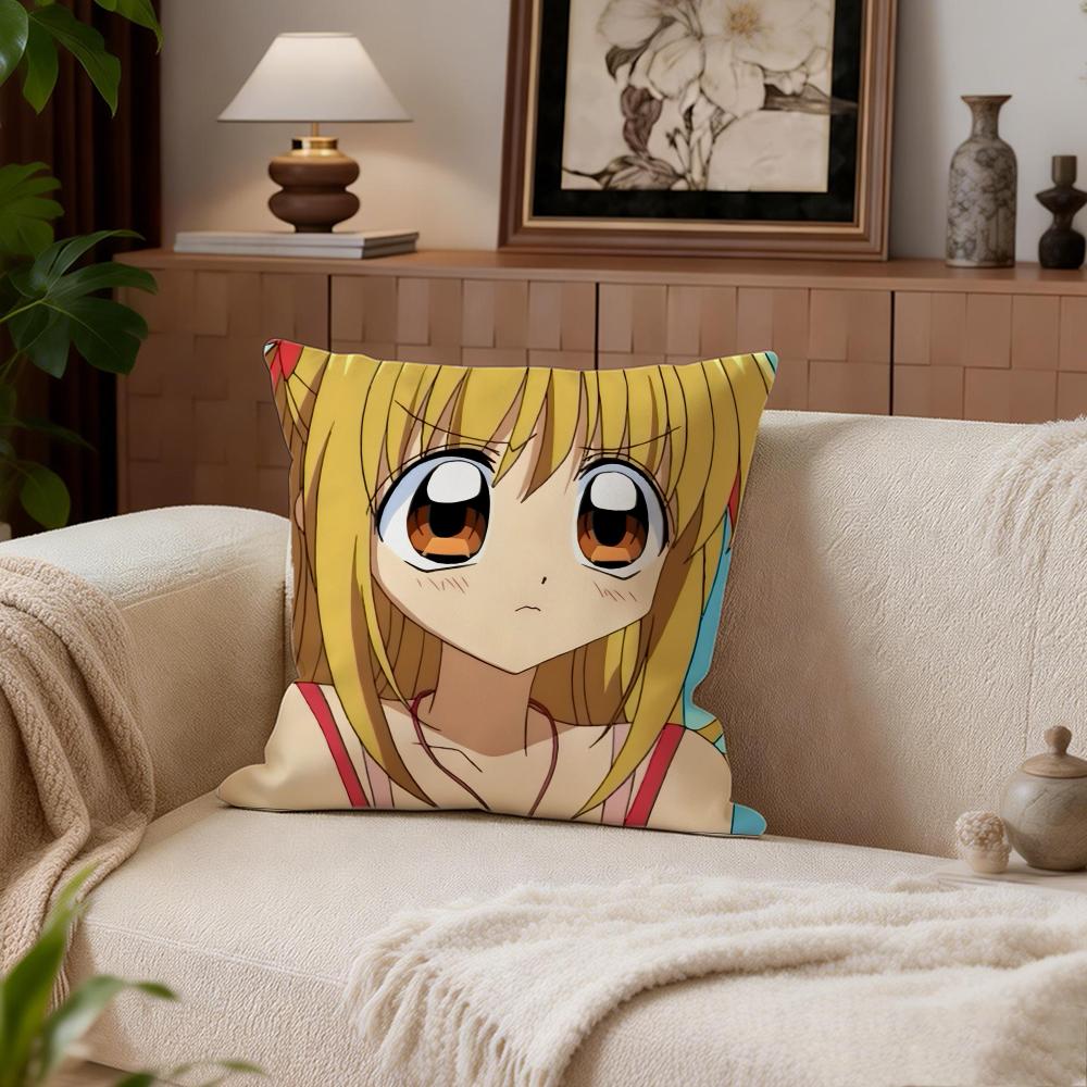 Mermaid Melody Pichi Pichi Pitch Cushion Cover Cushion Cover Set 4Pcs 50x50 45x45 40x40 Pillowcase Decorative Sofa Home Decor