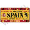Retro Car 2D Metal Sign, Aluminum Wall Decor 15x30cm