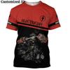 Nouveau T-shirt Homme Impression Nonne 3D Décontracté Col Rond Léger et Respirant Court