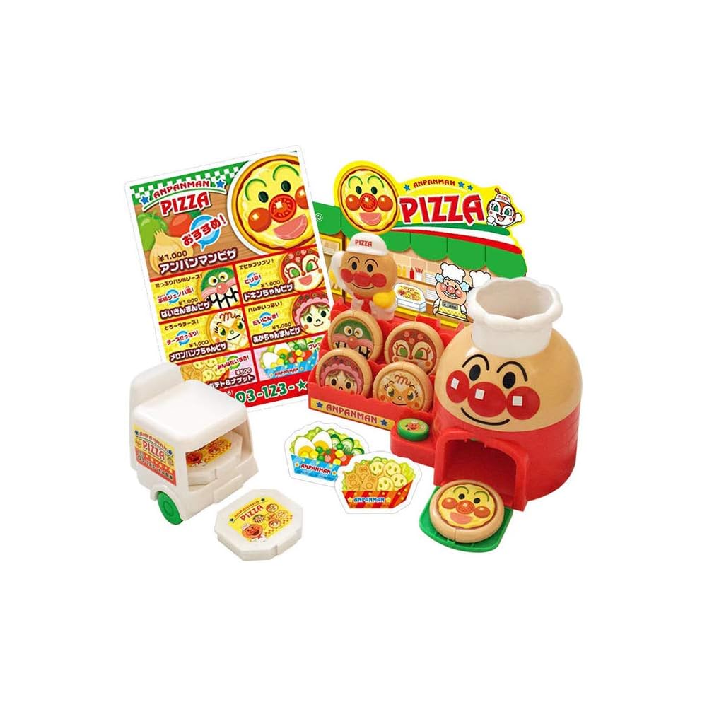 

SEGA FAVE Anpanman Delivery Bike Toy with Pizza Accessories for Kids