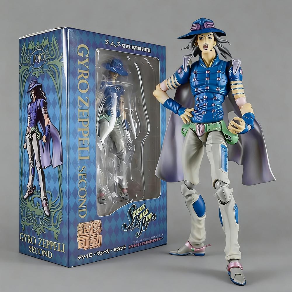 Aixlan 15cm JOJO's Bizarre Adventure Anime Figure Steel Ball Run Julius Caesar Zeppeli  PVC Action Figure Movable Action Figure