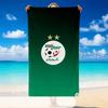 Quick Dry Beach Towel Algeria National Team Pattern, Lightweight Absorbent Towel for Pool Beach Vacation Use