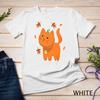 Funny Halloween CaT Shirt Mens Womens Tees Top Cat Pumpkin Jack-O-Lantern Gift Unisex T-Shirt Mens Womens Tees Top