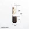 MiKeQi B15 ELD Signal Bulb (5-pack)