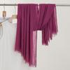 Monochrome Thin Scarf Women'S Sunscreen Shawl Solid Color Simple Imitation Cotton And Linen Silk Scarf High-End Yarn