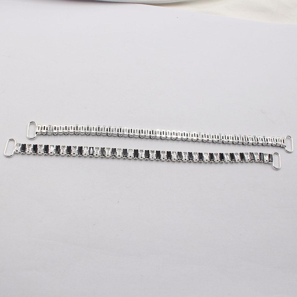 2026 new 10 pieces 12 * 165mm multi-color long zircon bikini connecting buckle metal chain swimsuit decoration