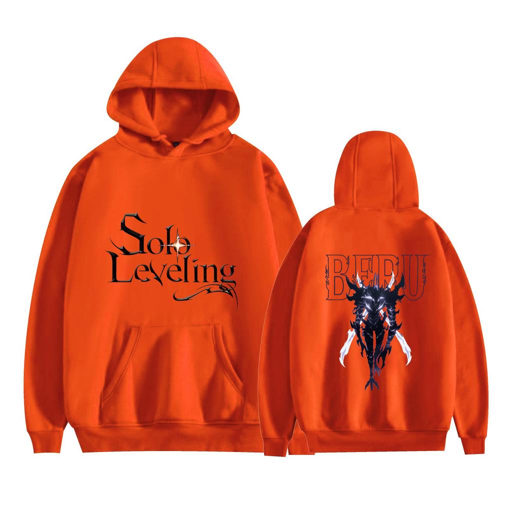 Men Women's Fleece Hooded Solo Leveling Anime Printed Spring Autumn Pullover Sweatshirt Fashion Hoodie Casual Hip Hop New Men Tracksuit Streetwear