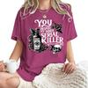 Short Sleeve Women's T-Shirt Halloween Pattern 3D Printing Loose Casual Sports Fashion Creative Novelty T-Shirt