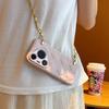 Crossbody Strap Diamond Pattern Leather Phone Case for Huawei Pura 70 Ultra Pura70 Pro Plus Metal Camera Protection Hard Cover