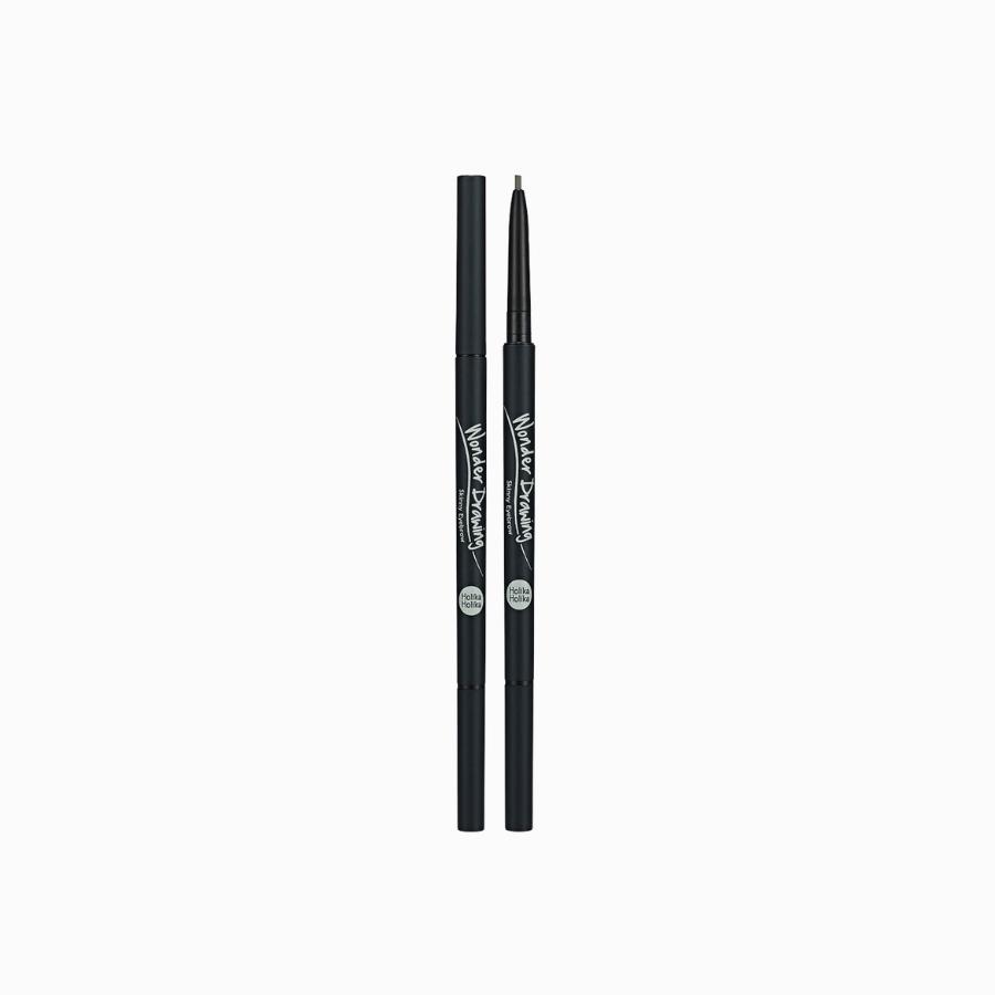 Holika Holika Wonder Drawing Skinny Eyebrow 0.5g (Ash Black/Dark Brown/Ash Brown)