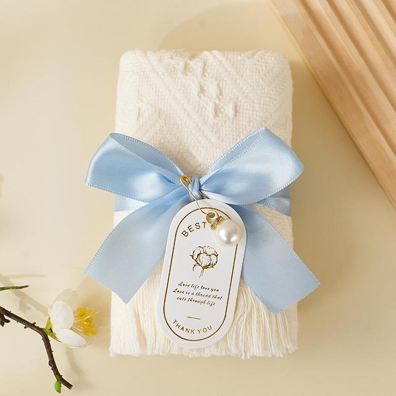 Wedding Cake Wedding Ceremony Gift Towel Coral Velvet Baroque Towel Multicolor Optional Gift