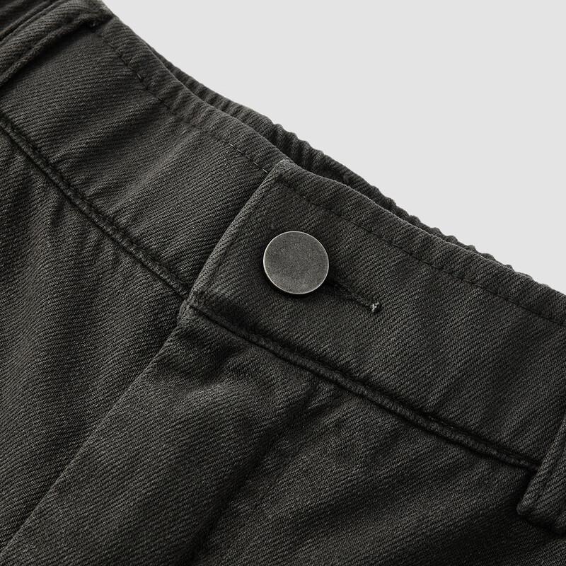 Semir Men's Loose Straight Multi-Pocket Denim Jeans