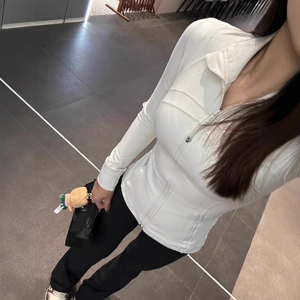 Yoga Jacket for Women New Slim Bodysuit Sports Tight Cycling Suit Fitness Clothing Pilates Wear