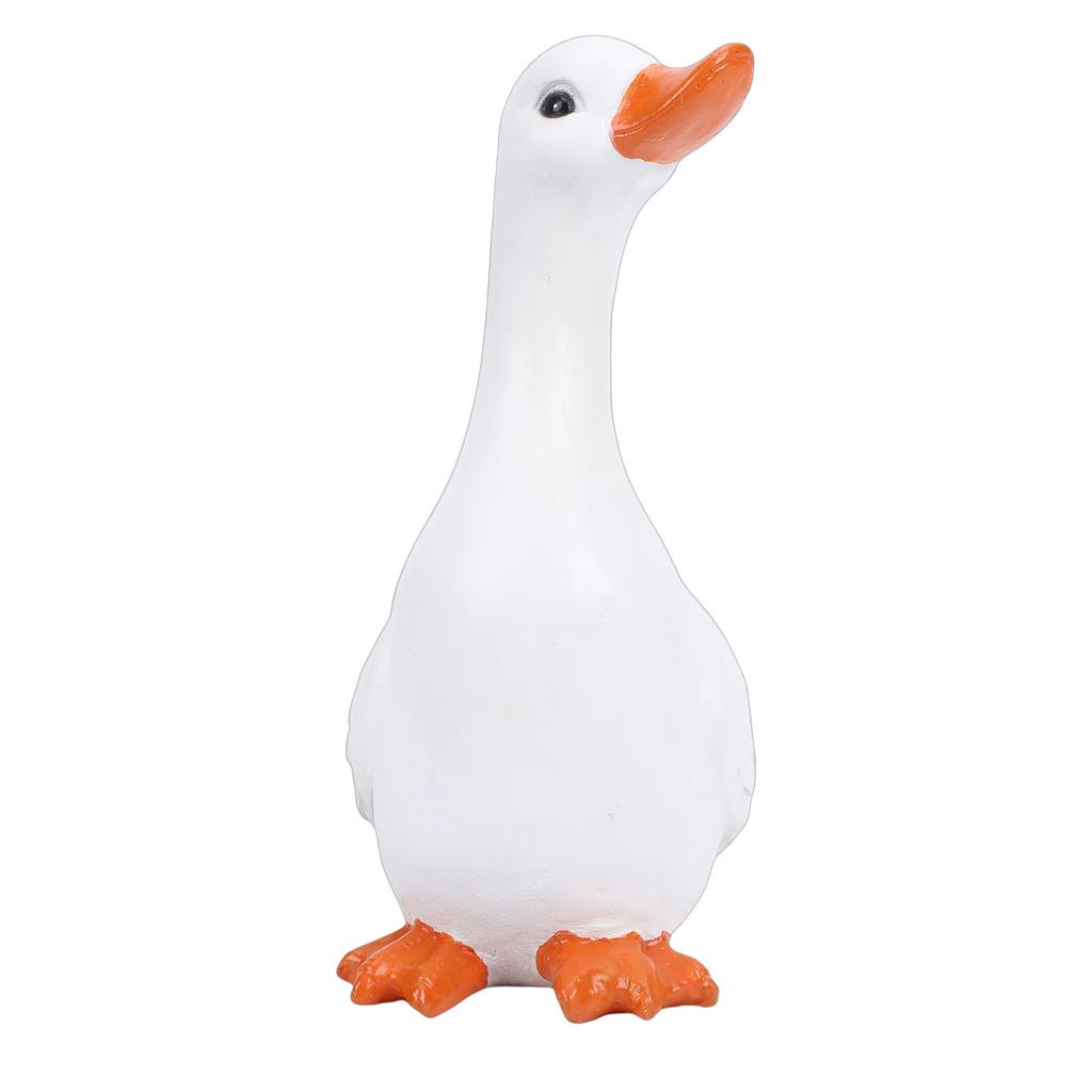 Duck Statue Figurine Garden Decoration Resin Animal Sculpture Lawn Ornament Indoor Outdoor