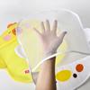 QWZ Neue Cartoon-Ente Baby Badezimmer Netzbeutel Saugnapf-Design Für Badespielzeug Kinder Tierformen Stoff Sandspielzeug Aufbewahrungsnetzbeutel