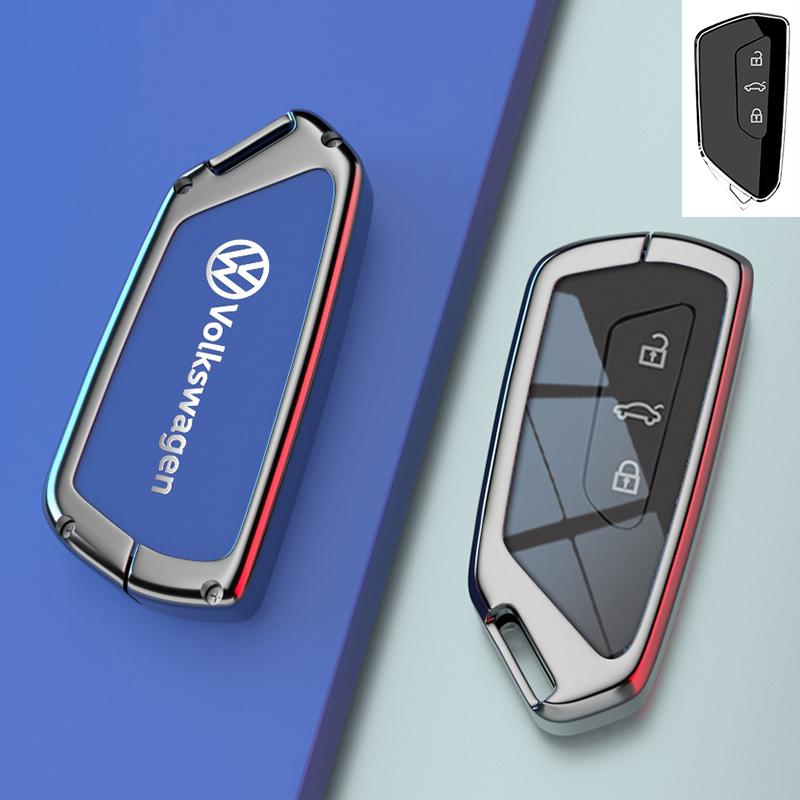 Für VOLKSWAGEN VW für Volkswagen Tiguan VW Golf 7 4 5 Mk4 6 MK7 für Skoda Octavia A7 für Seat Leon Ibiza Altea Metall Auto Schlüsselhülle