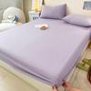 Red Bean Fitted Sheet: Universal Non-Slip Mattress Protector for All Seasons