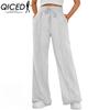 Women's Fashion Casual Solid Color Print Pants & Capris