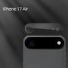 Ultraklare HD Schwarze Kameraschutzfolie Hülle Zubehör für IPhone 17 Pro Max Air Linse Gehärtetes Glas Film Kratzfest Stoßfest Abdeckung Kappe