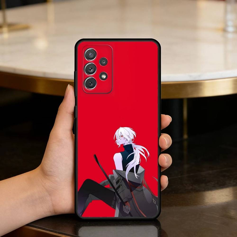 Game D-Date With Death Phone Case For Samsung Galaxy A73,A72,A71,A70,A53,A52,A51,Soft Silicone Black Cover