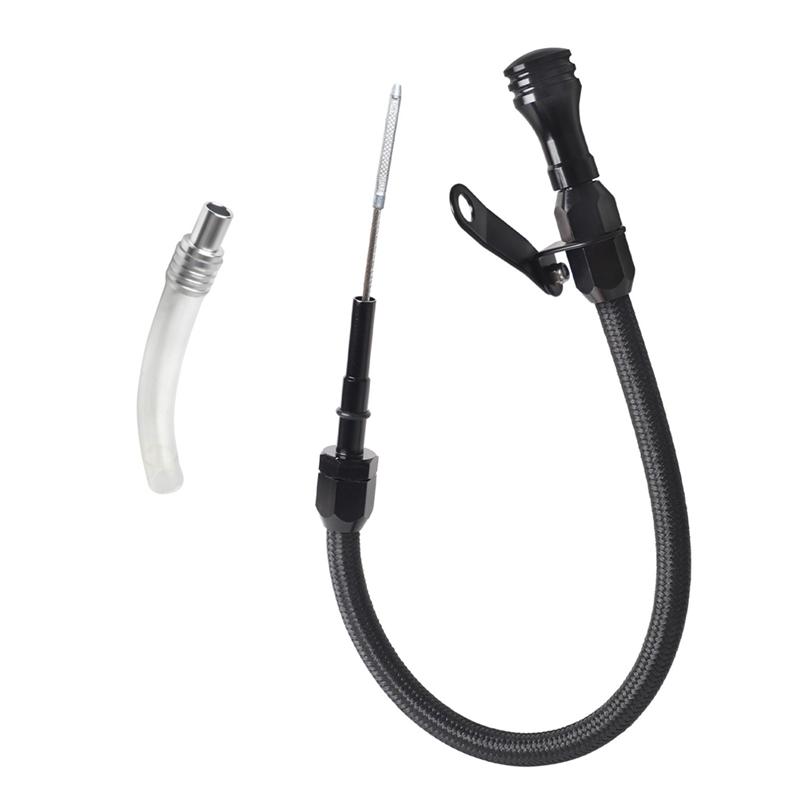 Stainless Steel Oil Dipstick Flexible Design For Chevy Big Block Engines 1965-1990 Models 396 402 427 454 502