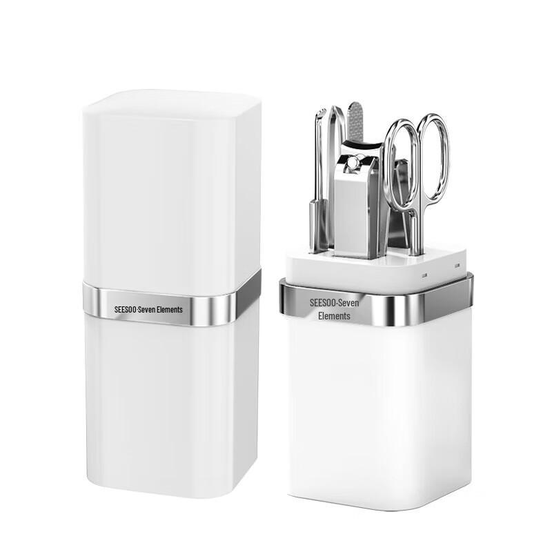 7-Element Square Can 6-Piece Nail Clipper Set