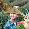 Chinese Straw Hat Handmade Rattan Hat Stylish Straw Hat with Adjustable Chin Strap for Fishing Gardening Camping Hiking Outdoors