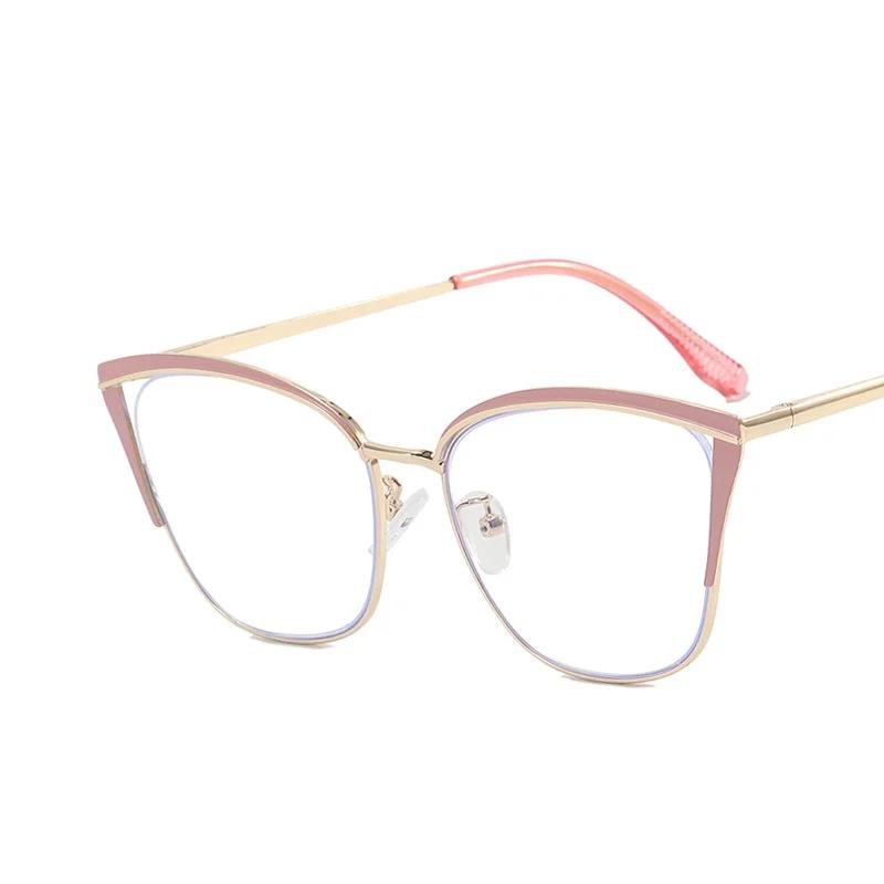 New Fashion Women Glasses Frame Vintage Cat Eye Frame Blue Light Blocking Eyeglasses Glasses Eyeglasses Frame For Women