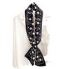 Spring and Autumn New Korean Decorative Slim Long Silk Scarf for Women, Small Neck Scarf, Ribbon Binding, Bag Strap, Headband, Winter Warm Scarf