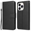For iPhone 15 Pro PU Leather Wallet Cell Phone Stand Case Card Holder Shockproof Phone Cover