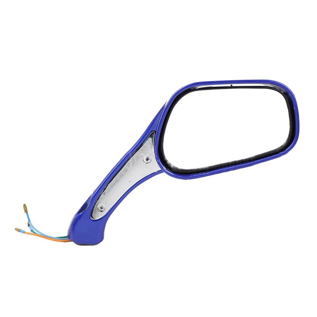 Rearview Mirror Replacement With Turn Signal Light for Motorcycle Electric Bike Modification Side Mirrors with LED Lamp