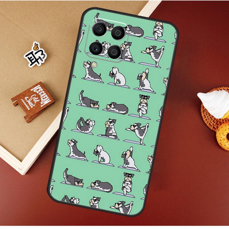 

Cartoon Schnauzer Dog Case For Samsung Galaxy M51 M31 M21 M11 M16 M36 M56 M53 M12 M32 M52 M15 M35 M55 M14 M34 M54 Samsung M35