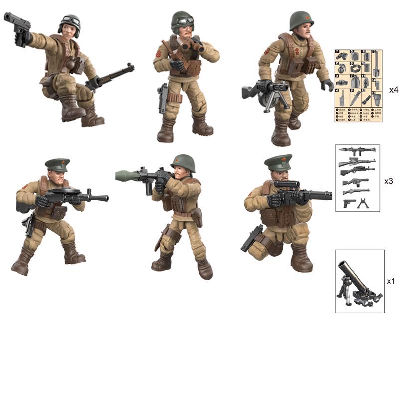 

Рухомі військові мініфігурки, будівельні блоки для хлопчиків