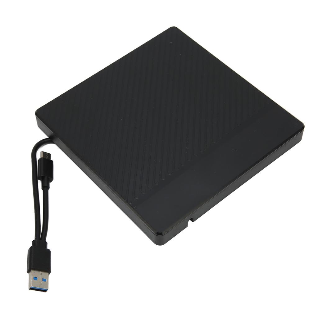 External DVD Drive Box Type A Type C Interface 9.5mm Thickness 5Gbps Transfer Portable USB3.0 External CD ROM Rewriter