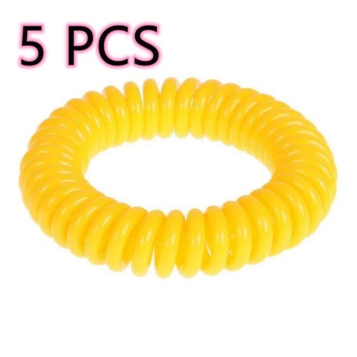 

Anti nuisible,Bracelet répulsif anti-moustiques EVA, 5 pièces, pour adultes et enfants, bracelets en spirale - 02 5pcs[F85]